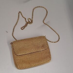 Vintage Gold pellet mini  Chain Bag
